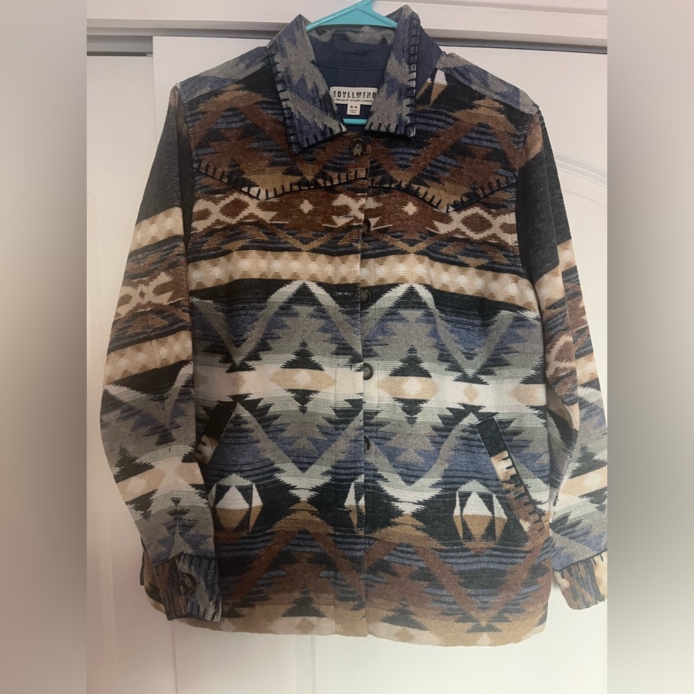 Idyllwind Luttrell Southwestern Print Jacket Size Medium